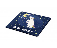 Unicorn with Rainbow Hair Cutting Board