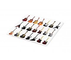 Guitars Rock and Jazz Cutting Board