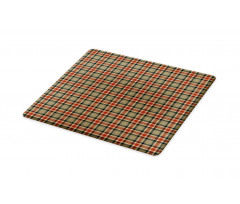 Squares and Diagonal Lines Cutting Board