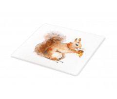 Watercolor Rodent Animal Cutting Board