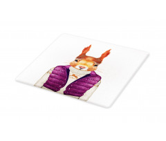 Animal down Vest Sweater Cutting Board