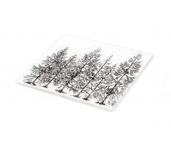 Seasonal Pine Tree Landscape Cutting Board