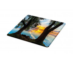 Sunrise over the Lake Cutting Board