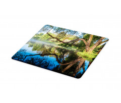 Foggy Scene over Water Cutting Board