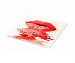 Female Blowing Kisses Cutting Board