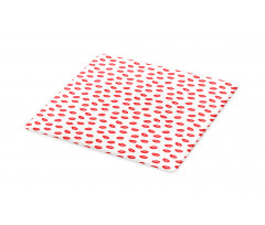 Red Kisses Imprint Cutting Board