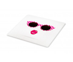 Polka Dot Cat Eye Sunglasses Cutting Board