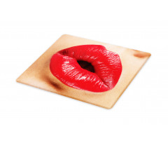 Juicy Lipstick Illustration Cutting Board