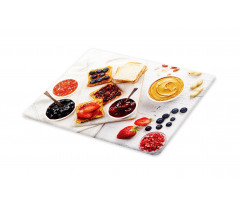 Sandwiches on White Cutting Board