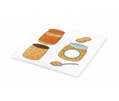 Food in a Jar Pattern Cutting Board