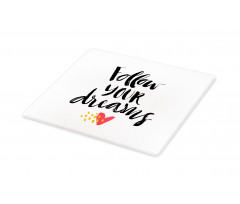 Hand Drawn Brush Lettering Cutting Board