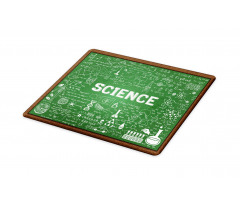 Science Word on Chalkboard Cutting Board