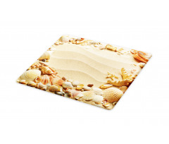 Blurry Ocean Seashells Sandy Cutting Board