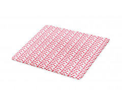 Simplistic Red Berry Pattern Cutting Board