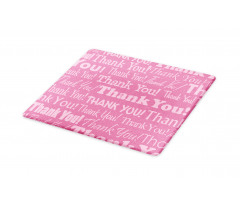 Thankful Message Pink Cutting Board