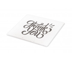 Spots Funky Dramatic Font Cutting Board