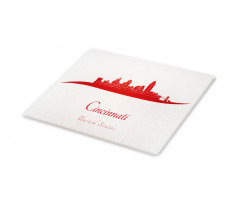 United States Busy City Cutting Board