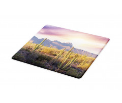 Saguaro Cactus and Mountain Cutting Board