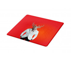 Moose Animal Person in Suit Cutting Board