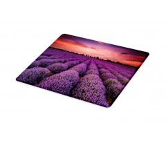 Lavender Field Sunset Cutting Board