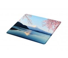 Japan Mountain and Sakura Cutting Board