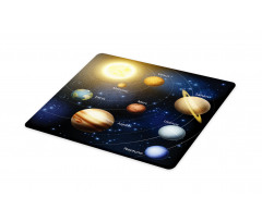 Solar System Planets Cutting Board