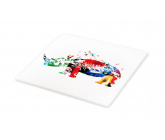 Musical Notes Animal Cutting Board