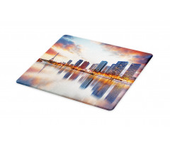 Buildings Dawn Reflection Cutting Board