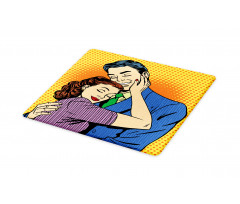 Loving Husband Wife Hugging Cutting Board