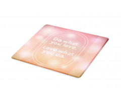 Pastel Colored Bokeh Effect Cutting Board