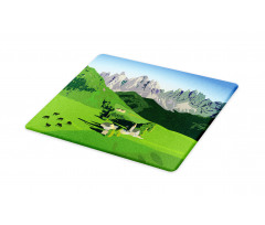 Alpine Mountains Meadow Cutting Board