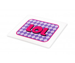 Laugh out Loud Checkered Cutting Board