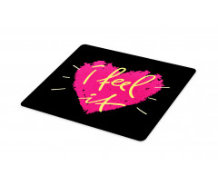 Pink Heart Shape Valentines Cutting Board