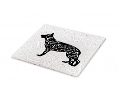 German Shepherd Dog Doodle Cutting Board