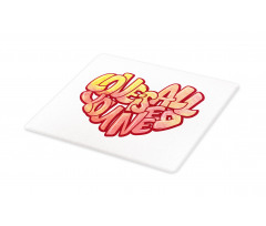 Love is All You Need Heart Cutting Board