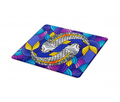 Stained Glass Style Fish Cutting Board