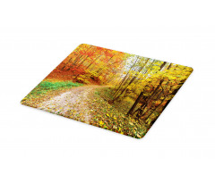 Colorful Autumnal Landscape Cutting Board