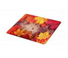 Bunch of Autumn Leaves Wood Cutting Board