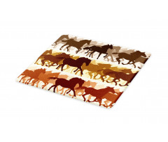 Monochrome Animal Silhouettes Cutting Board