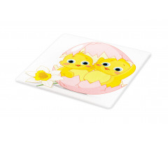 Daffodil Chicks Cracked Egg Cutting Board