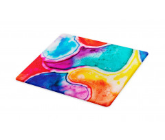 Different Watercolor Pools Cutting Board