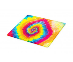 Abstract Colorful Batik Cutting Board