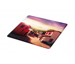 Mexican Town Sunset Cutting Board