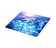 Blue Cloudy Sky Sunrise Photo Cutting Board