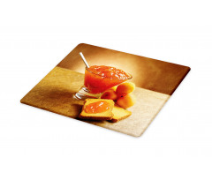 Juicy Apricot Jam and Bread Cutting Board