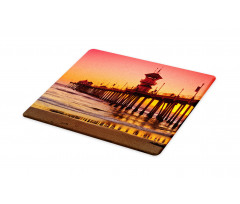 Huntington Beach Pier Sunset Cutting Board