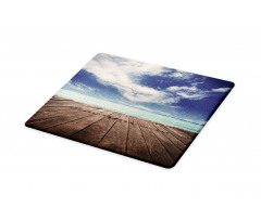 Ocean Cloudy Sky Wooden Pier Cutting Board