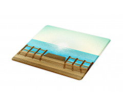 Doodle Landsape Port and Sea Cutting Board