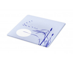 Abstract Team of Geese Moon Cutting Board