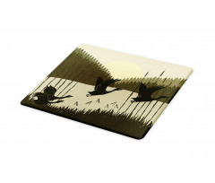 Birdies Wedge Wild Bulrushes Cutting Board